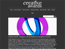 Tablet Screenshot of creativeawards.co.uk